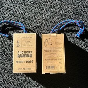Two's Company Nautical ⚓️⚓️⚓️ Soap with Blue Rope